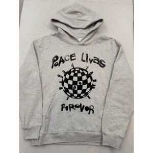 347aidan x Happiness Project Peace Lives Forever Hoodie Mens XL Authentic RARE